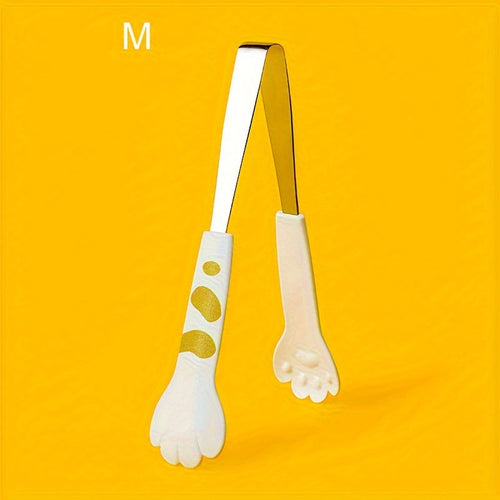 Cute Cat Paw Stainless Steel Food Tongs