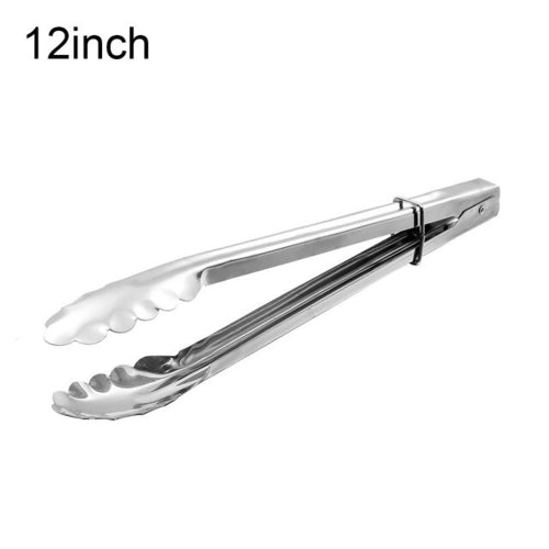 Anti heat Stainless Steel - BBQ Tongs/Food Clip