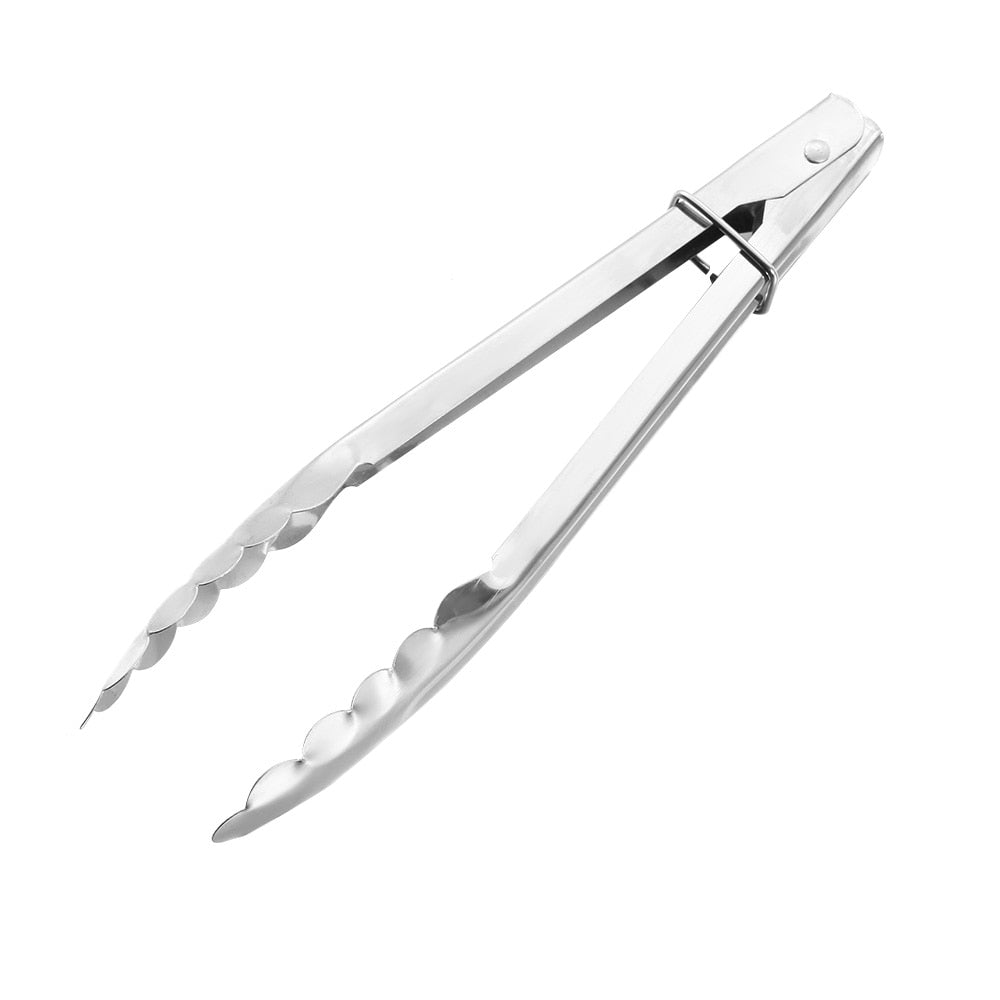 Anti heat Stainless Steel - BBQ Tongs/Food Clip