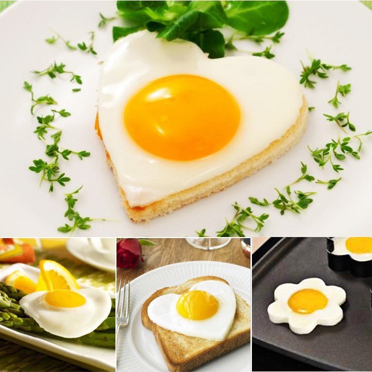 Heart Shaped - Egg/Pancake Molds