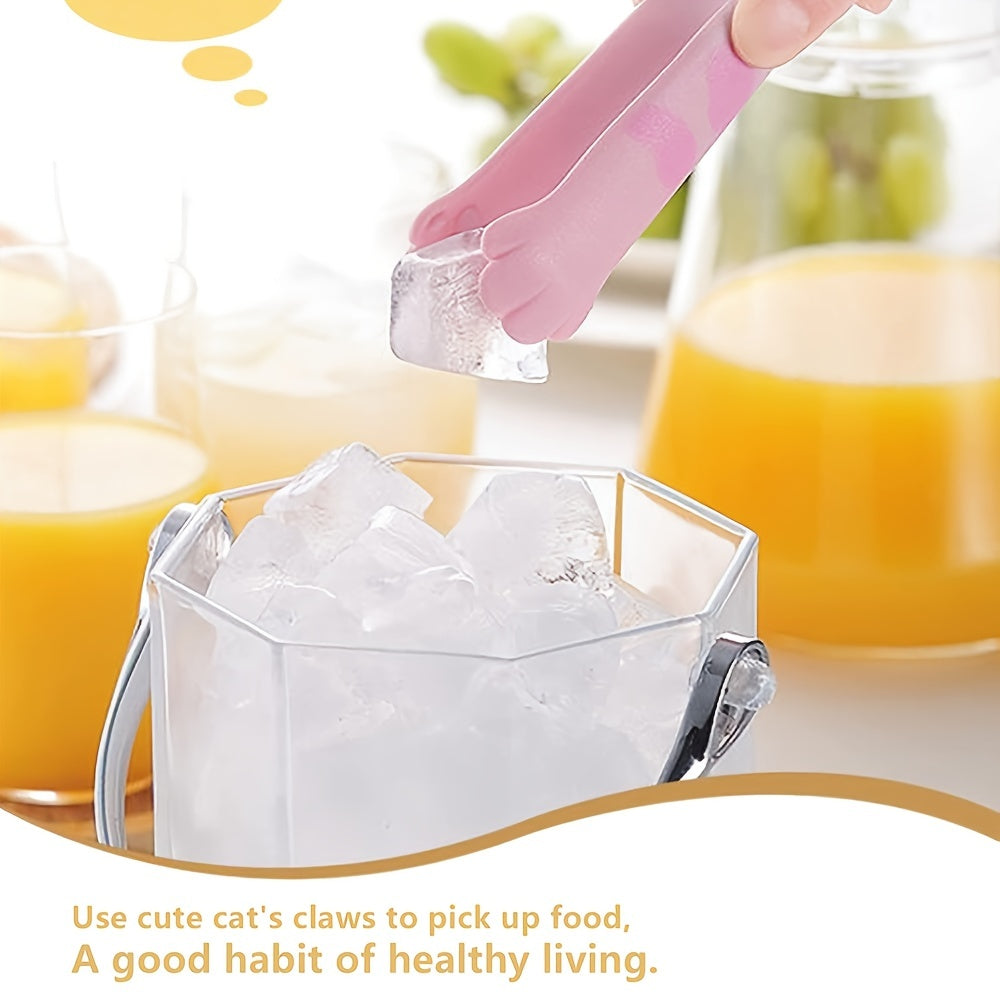 Cute Cat Paw Stainless Steel Food Tongs
