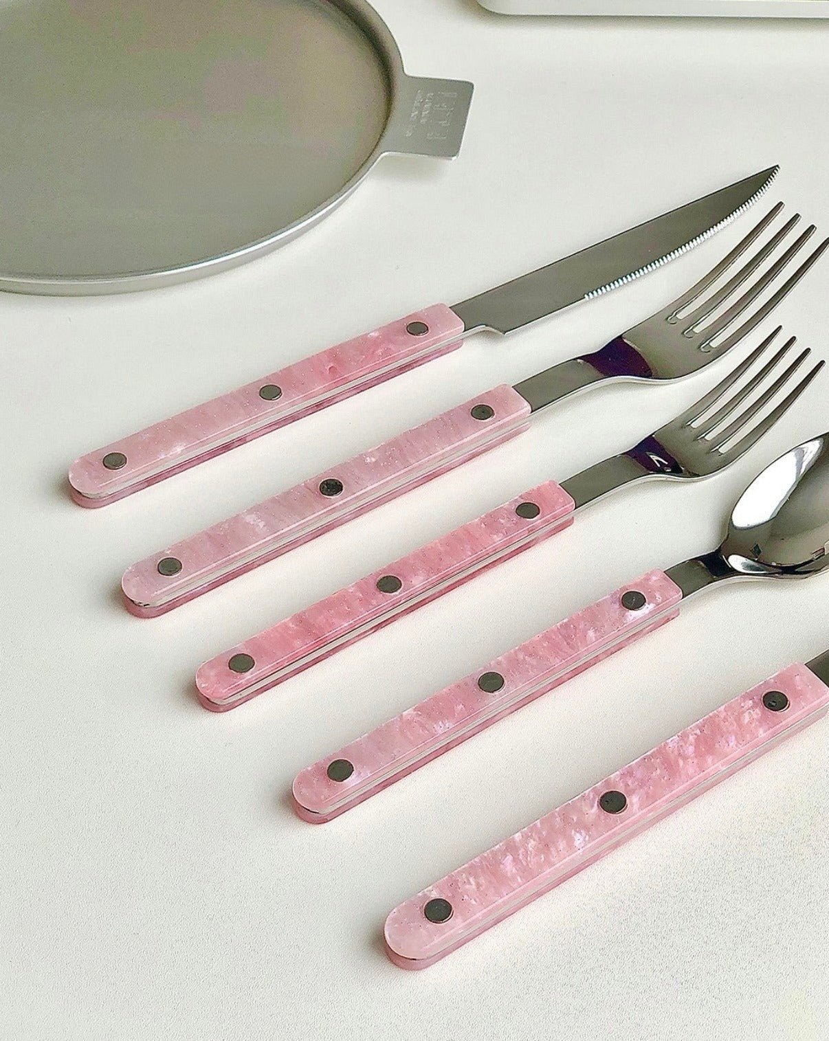 Valentine Pink Flatware Set