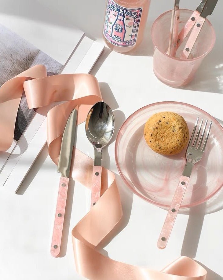 Valentine Pink Flatware Set