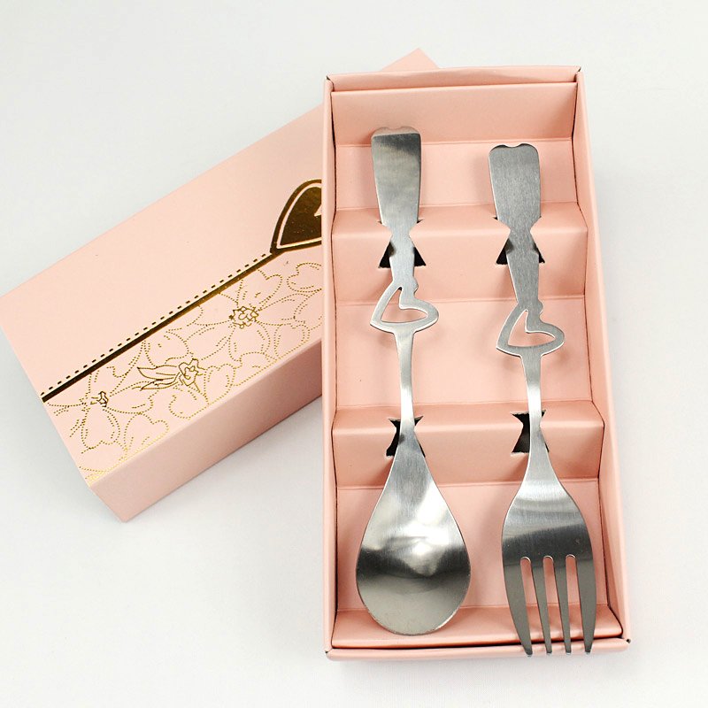 Hearts Spoon and Fork Set