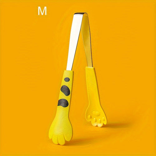 Cute Cat Paw Stainless Steel Food Tongs