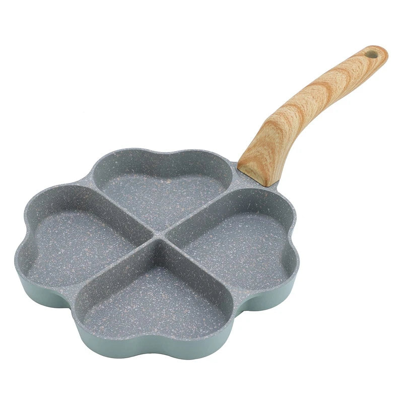 Heart Shape - 4 Egg Frying Pan - Nonstick