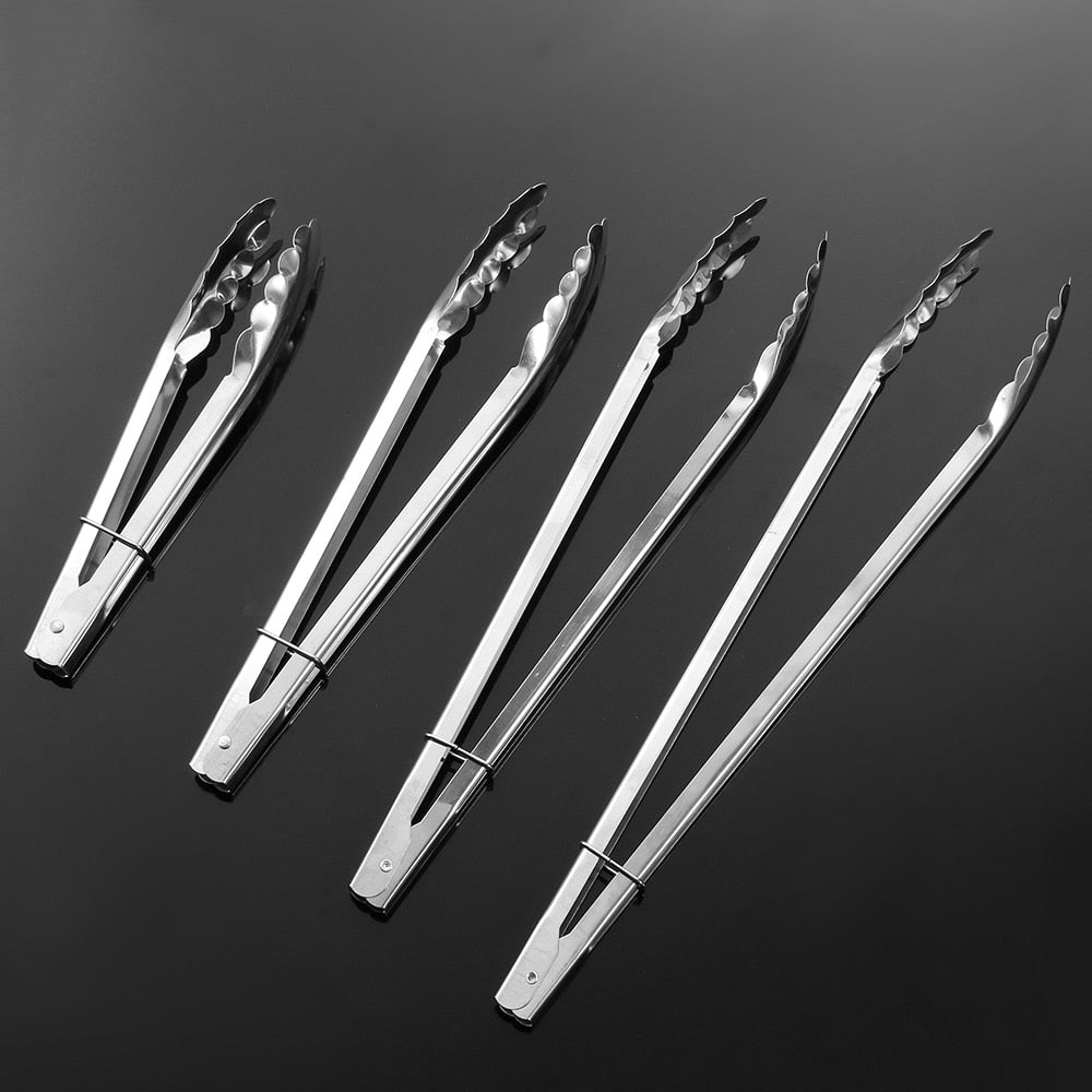 Anti heat Stainless Steel - BBQ Tongs/Food Clip