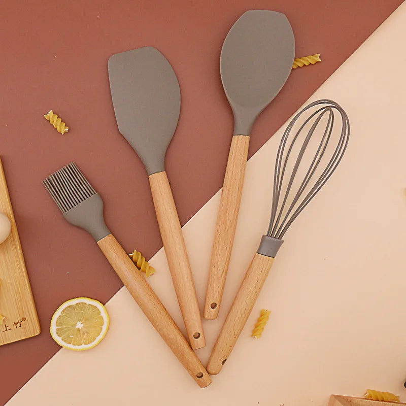 Silicone Kitchenware Spatula Set - 4 Piece Set