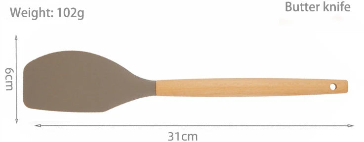 Silicone Kitchenware Spatula Set - 4 Piece Set