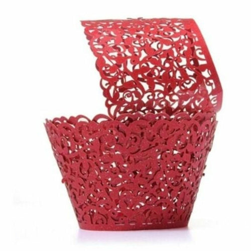 Little Vine Lace Laser Cut Cupcake Wrapper