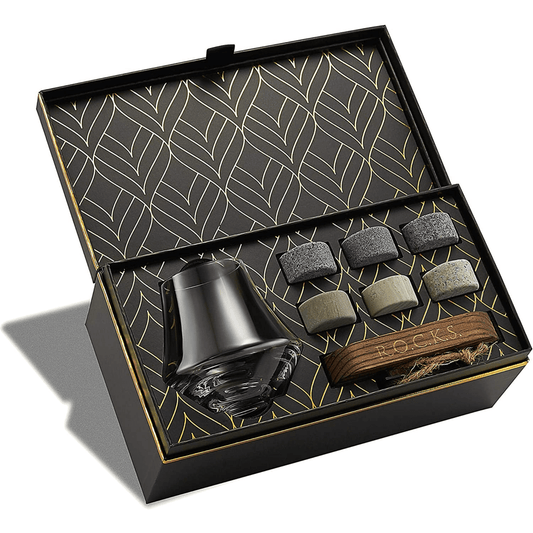 Whiskey Stones & Tasting Glass Set