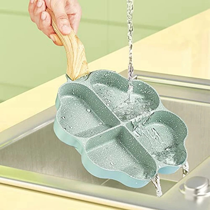 Heart Shape - 4 Egg Frying Pan - Nonstick