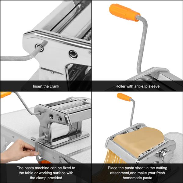 Stainless Steel Dual-Blade Pasta Maker