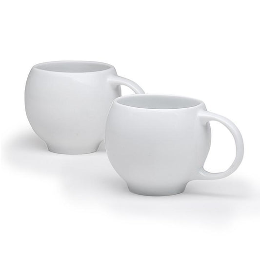 White porcelain EVA teacups sets