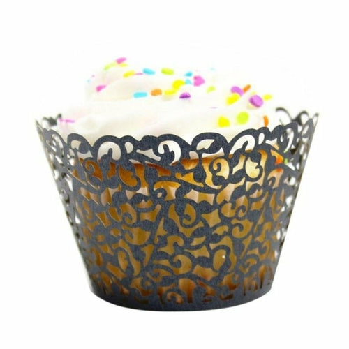 Little Vine Lace Laser Cut Cupcake Wrapper
