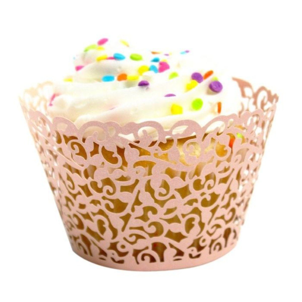 Little Vine Lace Laser Cut Cupcake Wrapper