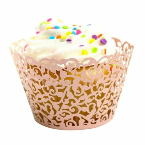 Little Vine Lace Laser Cut Cupcake Wrapper