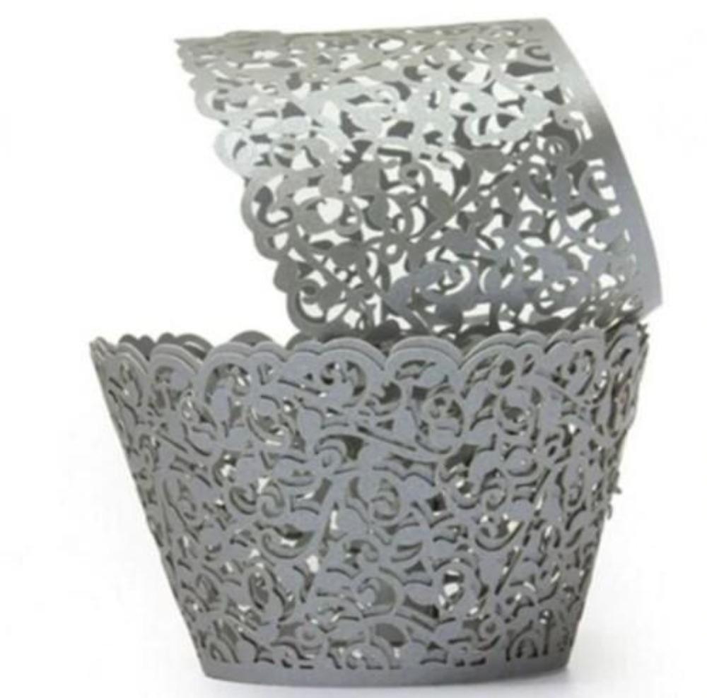 Little Vine Lace Laser Cut Cupcake Wrapper