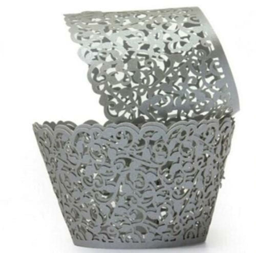 Little Vine Lace Laser Cut Cupcake Wrapper