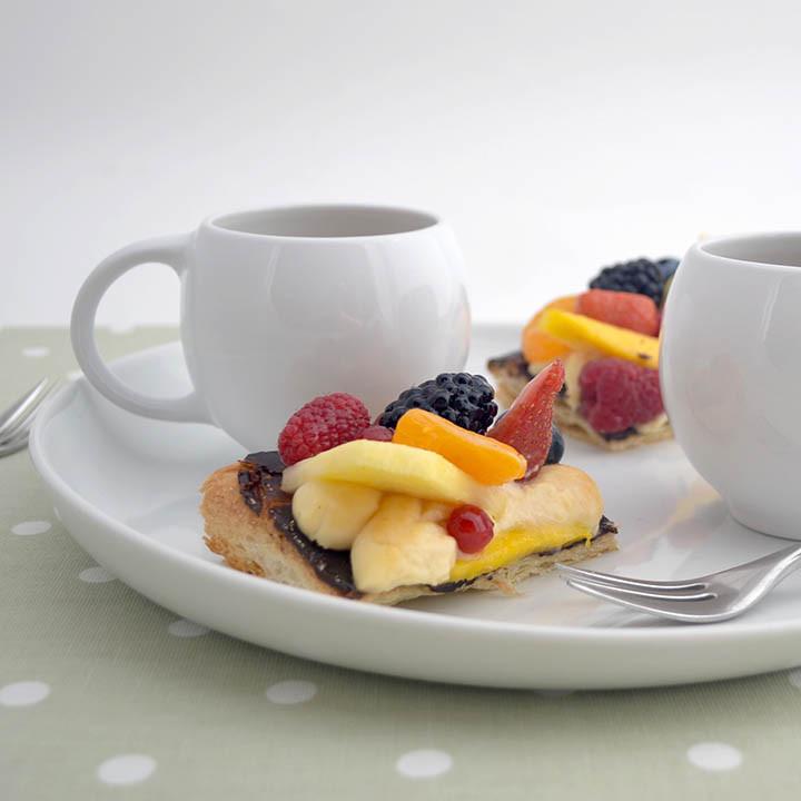 White porcelain EVA teacups sets